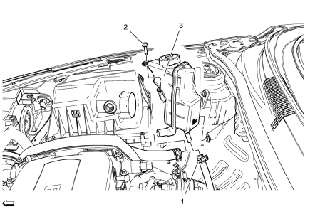 Chevrolet Cruze. Power Steering Fluid Reservoir Replacement
