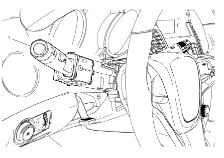 Chevrolet Cruze Repair Manual: Turn Signal Switch Replacement