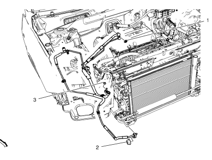 Chevrolet Cruze Repair Manual: Air Conditioning Evaporator Hose Assembly Replacement - HVAC System