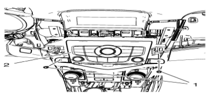 Chevrolet Cruze. Radio Control Module Replacement