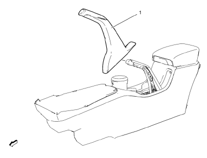 Chevrolet Cruze. Parking Brake Lever Boot Replacement