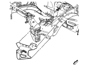 Chevrolet Cruze. Headlamp Mount Panel Replacement (MIG-Brazing)