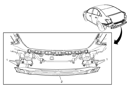 Chevrolet Cruze. Rear Bumper Impact Bar Replacement
