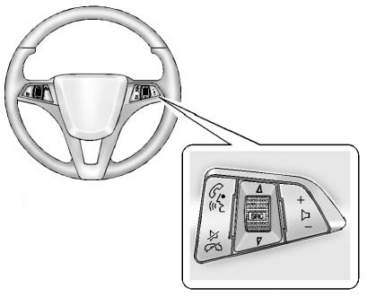 For vehicles with audio steering wheel controls, some audio controls can be adjusted
