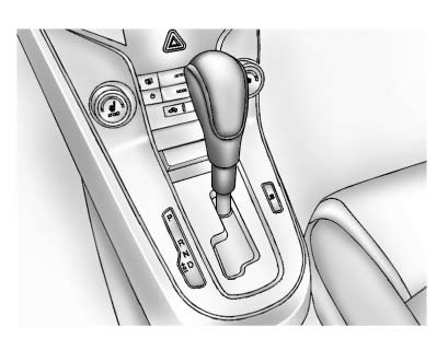 The selected gear is also shown in the instrument cluster.