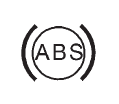 If there is a problem with ABS, this warning light stays on.