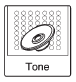 Press the Tone screen button to display the Tone main page. Adjust the tone and