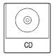 Press the CD screen button to display the CD main page and play the current or