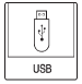 Press the USB screen button to display the USB main page and play the current