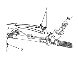 Chevrolet Cruze. Power Steering Gear Inlet Pipe/Hose Replacement