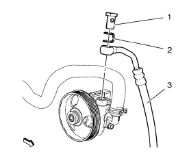 Chevrolet Cruze. Power Steering Gear Inlet Pipe/Hose Replacement