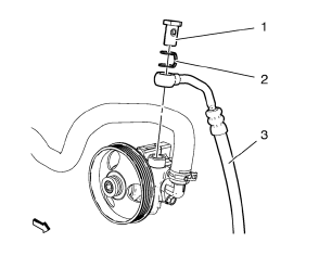 Chevrolet Cruze. Power Steering Gear Inlet Pipe/Hose Replacement