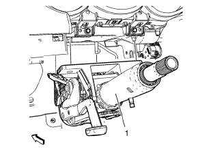 Chevrolet Cruze. Steering Column Replacement (Right Hand Drive)