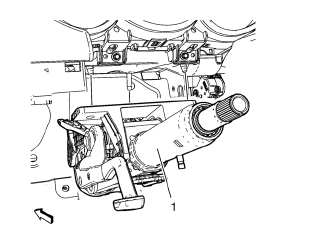 Chevrolet Cruze. Steering Column Replacement (Right Hand Drive)