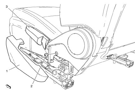 Chevrolet Cruze. Front Seat Adjuster Replacement