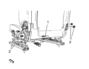 Chevrolet Cruze. Front Seat Cushion Cover and Pad Replacement