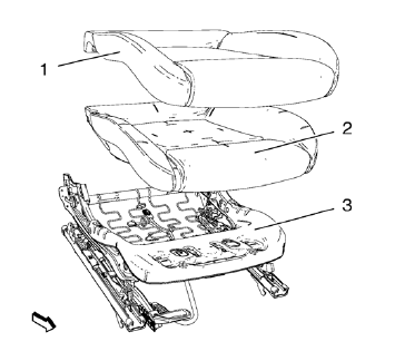 Chevrolet Cruze. Driver Seat Frame Replacement