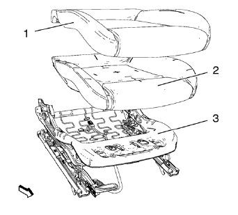 Chevrolet Cruze. Driver Seat Frame Replacement