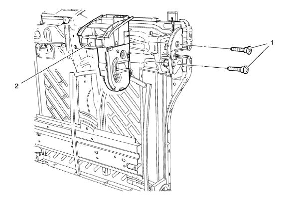 Chevrolet Cruze. Rear Seat Back Latch Replacement (40 Percent Seat)