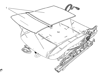 Chevrolet Cruze. Passenger Seat Cushion Heater Replacement