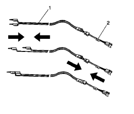 Chevrolet Cruze. Deployment Outside Vehicle for Seat Belt Pretensioners