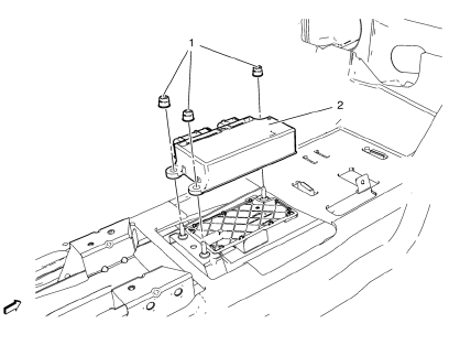 Chevrolet Cruze. Inflatable Restraint Sensing and Diagnostic Module Replacement