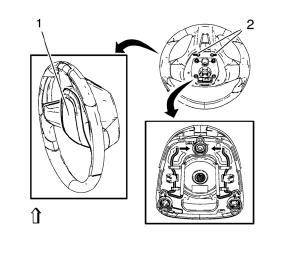 Chevrolet Cruze. Steering Wheel Inflatable Restraint Module Replacement