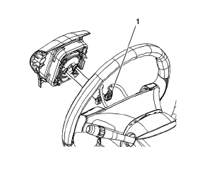 Chevrolet Cruze. Steering Wheel Inflatable Restraint Module Replacement