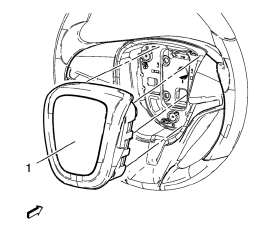 Chevrolet Cruze. Steering Wheel Inflatable Restraint Module Replacement