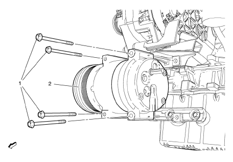 Chevrolet Cruze. Air Conditioning Compressor Replacement (1.6L LXT)