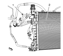 Chevrolet Cruze. Air Conditioning Compressor and Condenser Hose Replacement (1.6L LXT)