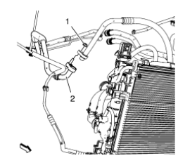 Chevrolet Cruze. Air Conditioning Compressor and Condenser Hose Replacement (1.6L LXT)