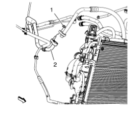 Chevrolet Cruze. Air Conditioning Compressor and Condenser Hose Replacement (1.6L LXT)