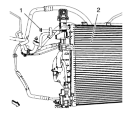 Chevrolet Cruze. Air Conditioning Compressor and Condenser Hose Replacement (1.6L LXT)