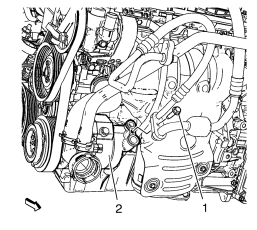 Chevrolet Cruze. Air Conditioning Compressor and Condenser Hose Replacement (1.6L LDE, LXV, and 1.8L 2H0)