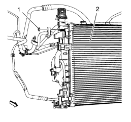 Chevrolet Cruze. Air Conditioning Compressor and Condenser Hose Replacement (1.6L LDE, LXV, and 1.8L 2H0)