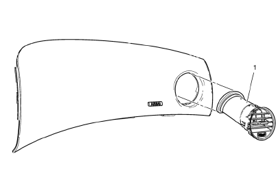 Chevrolet Cruze. Instrument Panel Outer Air Outlet Replacement - Right Side