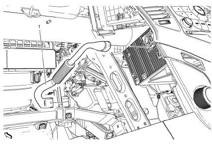 Chevrolet Cruze. Radio Cooling Duct Replacement (Right Hand Drive)