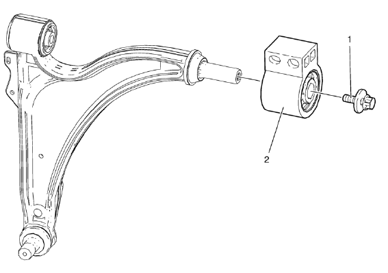 Chevrolet Cruze. Front Lower Control Arm Bushing Replacement