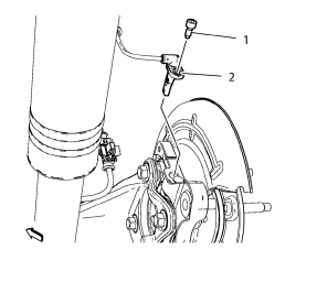 Chevrolet Cruze. Rear Wheel Bearing and Hub Replacement (Disc Brake)