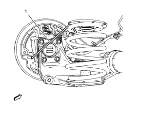 Chevrolet Cruze. Rear Wheel Bearing and Hub Replacement (Drum Brake)