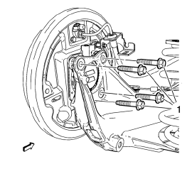 Chevrolet Cruze. Rear Wheel Bearing and Hub Replacement (Drum Brake)