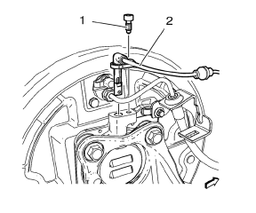 Chevrolet Cruze. Rear Wheel Bearing and Hub Replacement (Drum Brake)