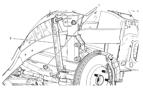 Chevrolet Cruze. Stabilizer Shaft Link Replacement