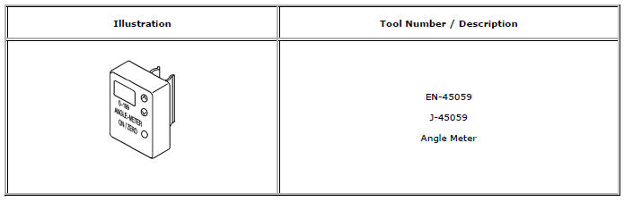 Chevrolet Cruze. Special Tools and Equipment