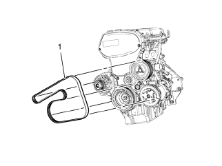 Chevrolet Cruze. Drive Belt Replacement