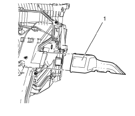 Chevrolet Cruze. Floor Air Outlet Duct Replacement - Right Side (Right Hand Drive)