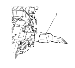 Chevrolet Cruze. Floor Air Outlet Duct Replacement - Right Side (Right Hand Drive)