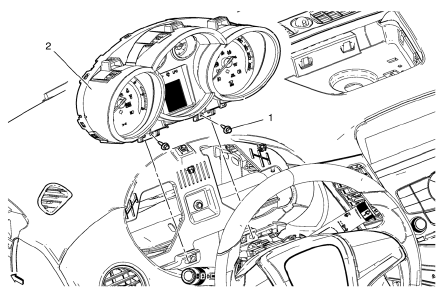 Chevrolet Cruze. Instrument Cluster Replacement