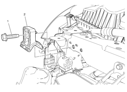 Chevrolet Cruze. Radiator Support Bracket Replacement